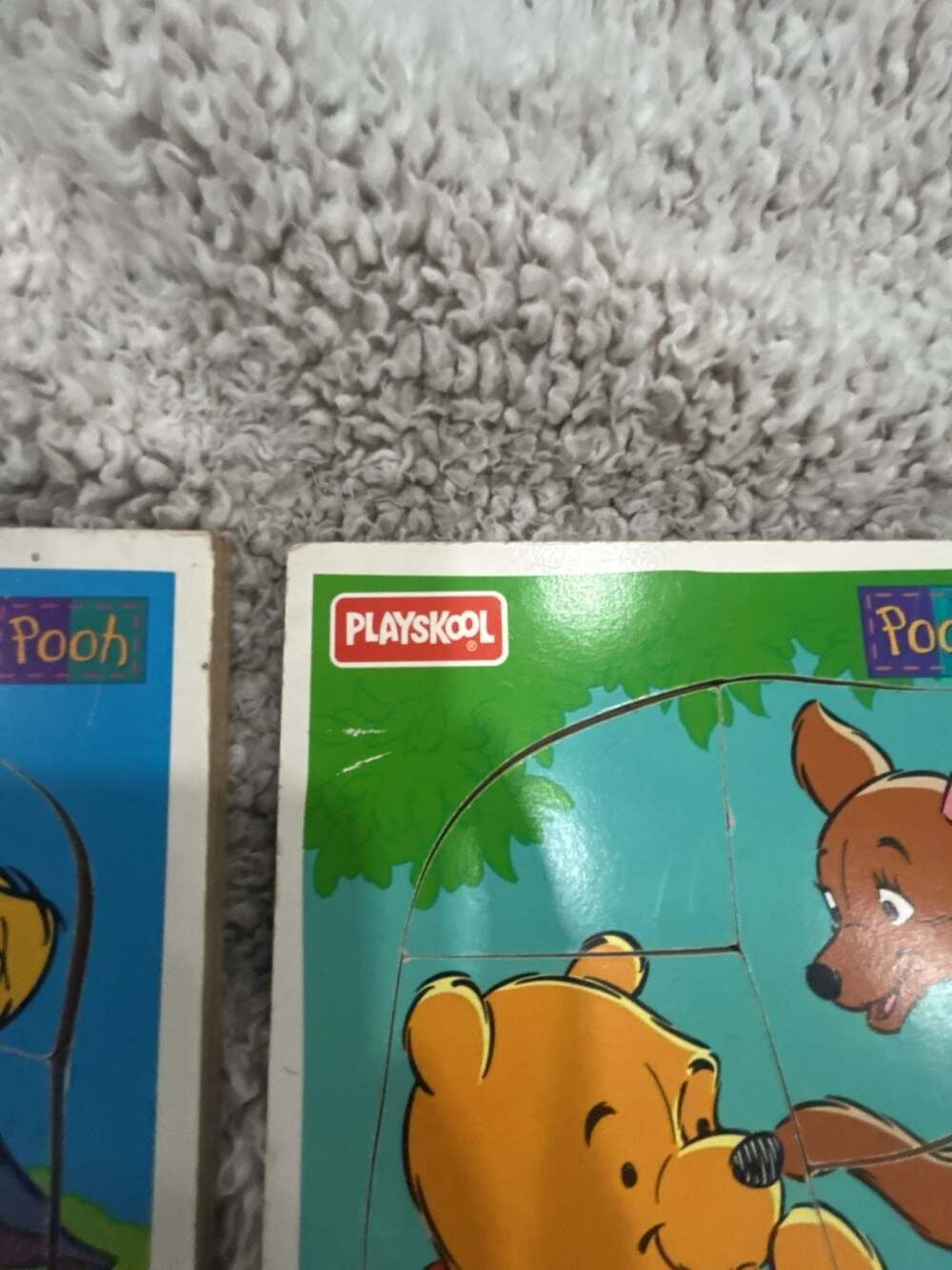 Lot of 4 Vintage Playskool Disney Winnie the Pooh Wooden Frame Tray Puzzles - Picture 6 of 13